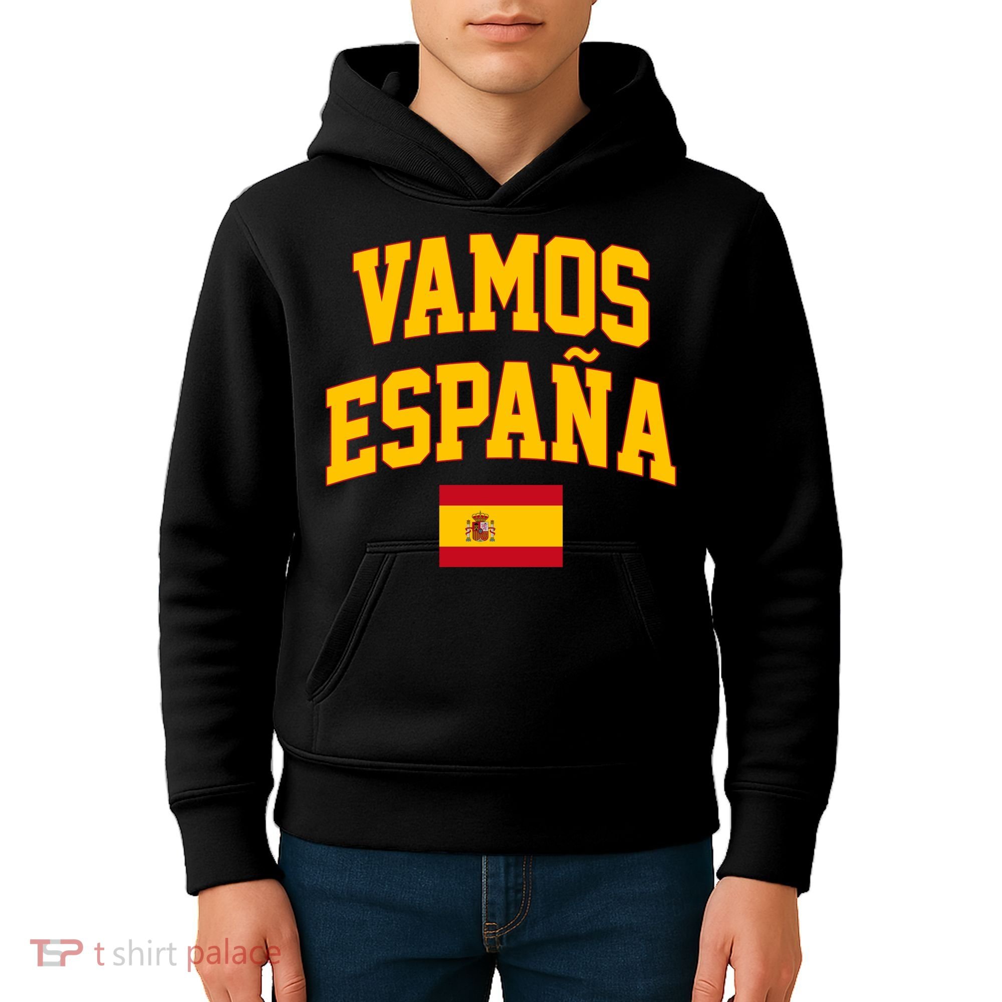 Vamos Espana Flag Spain Pride Spanish Kids Hoodie