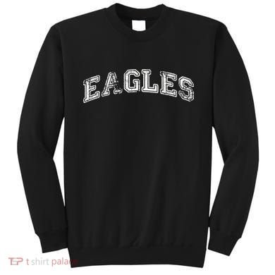Vintage Eagles Flying Bird Inspirational Eagles Fly Design Sweatshirt