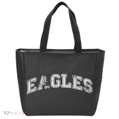 Vintage Eagles Flying Bird Inspirational Eagles Fly Design Tote Bag