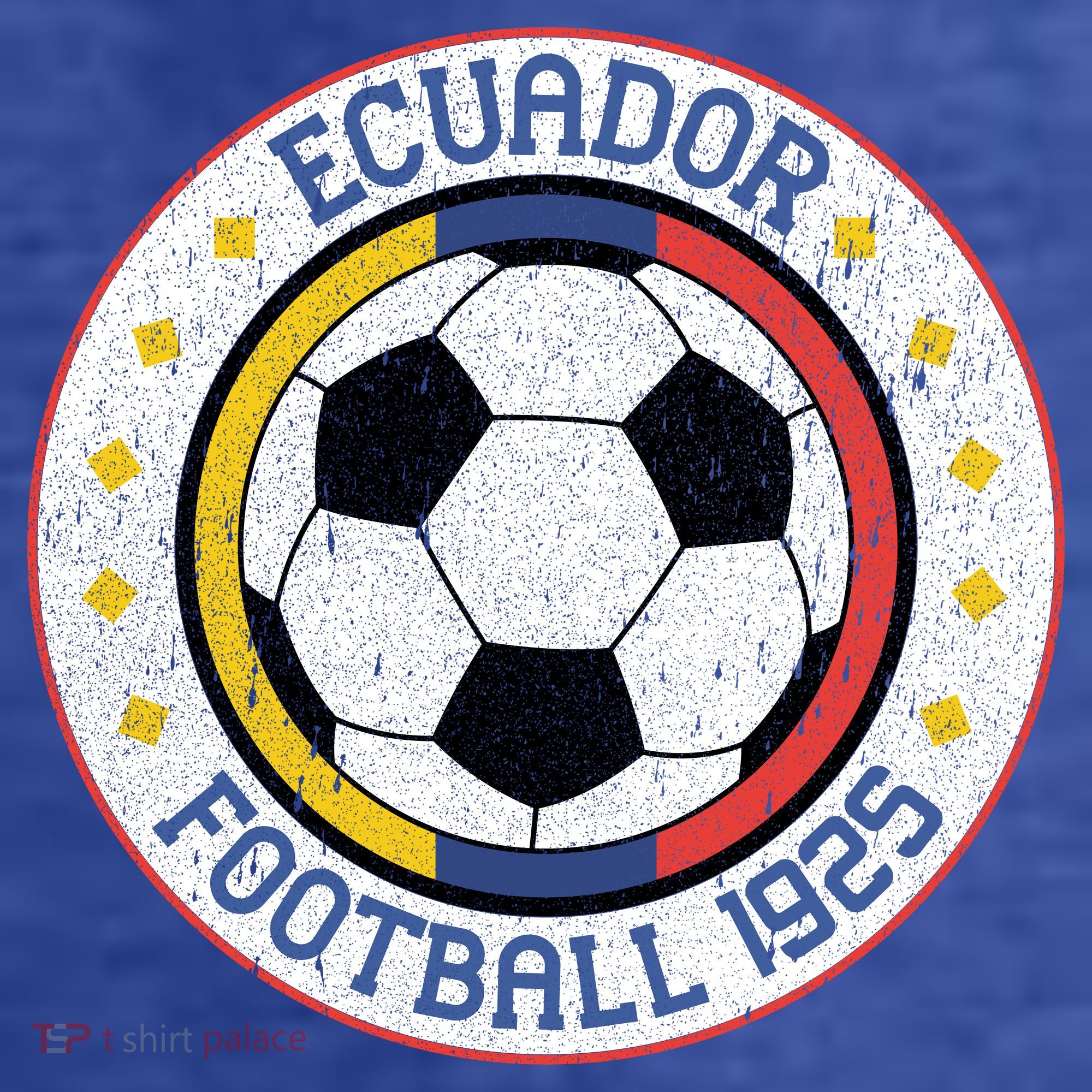Vintage Ecuador Football 1925 Soccer Fan Apparel T-Shirt