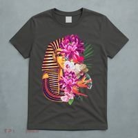 Vintage Exotic Flowers Floral Pharaoh Mask T-Shirt thumb 5