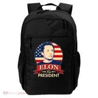 Vote Elon For President Emblem Backpack thumb 0