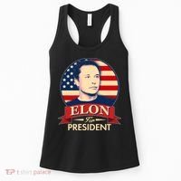 Vote Elon For President Emblem Women's Tank Top thumb 0
