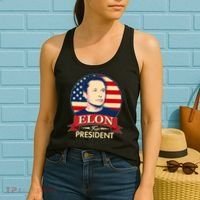 Vote Elon For President Emblem Women's Tank Top thumb 2