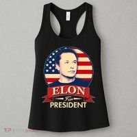Vote Elon For President Emblem Women's Tank Top thumb 3