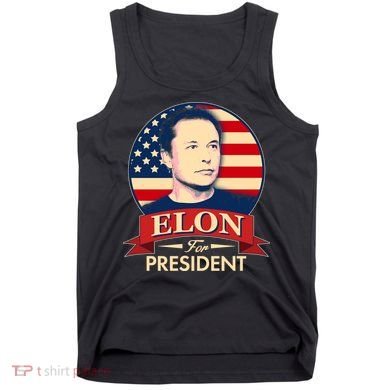 Vote Elon For President Emblem Tank Top