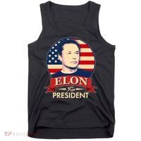 Vote Elon For President Emblem Tank Top thumb 0