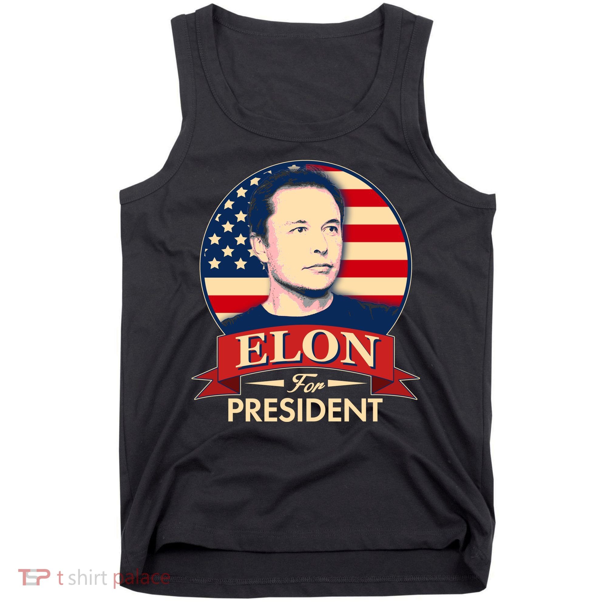 Vote Elon For President Emblem Tank Top