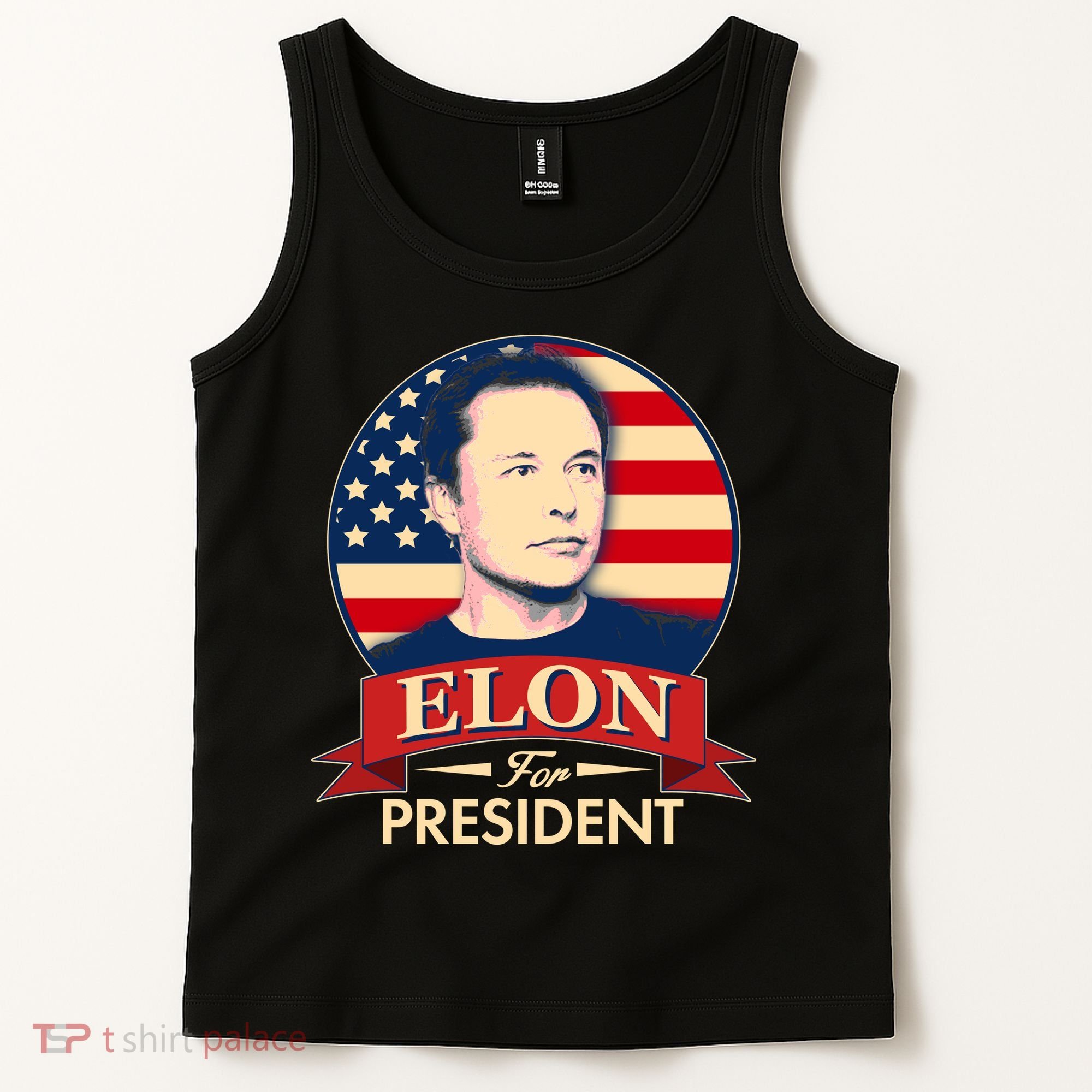 Vote Elon For President Emblem Tank Top