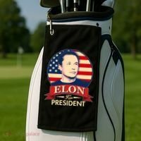 Vote Elon For President Emblem Golf Towel thumb 2