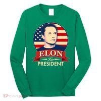 Vote Elon For President Emblem Long Sleeve Shirt thumb 0