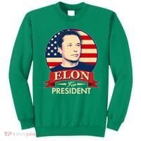 Vote Elon For President Emblem Sweatshirt thumb 0
