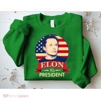 Vote Elon For President Emblem Sweatshirt thumb 2