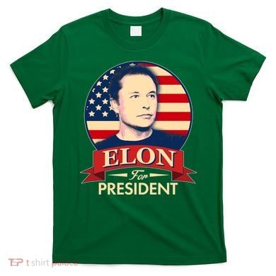 Vote Elon For President Emblem T-Shirt