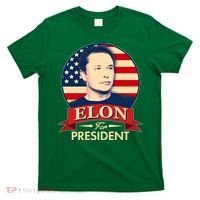 Vote Elon For President Emblem T-Shirt thumb 0