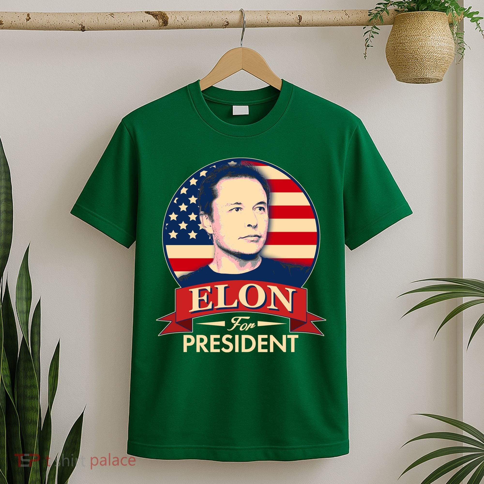 Vote Elon For President Emblem T-Shirt