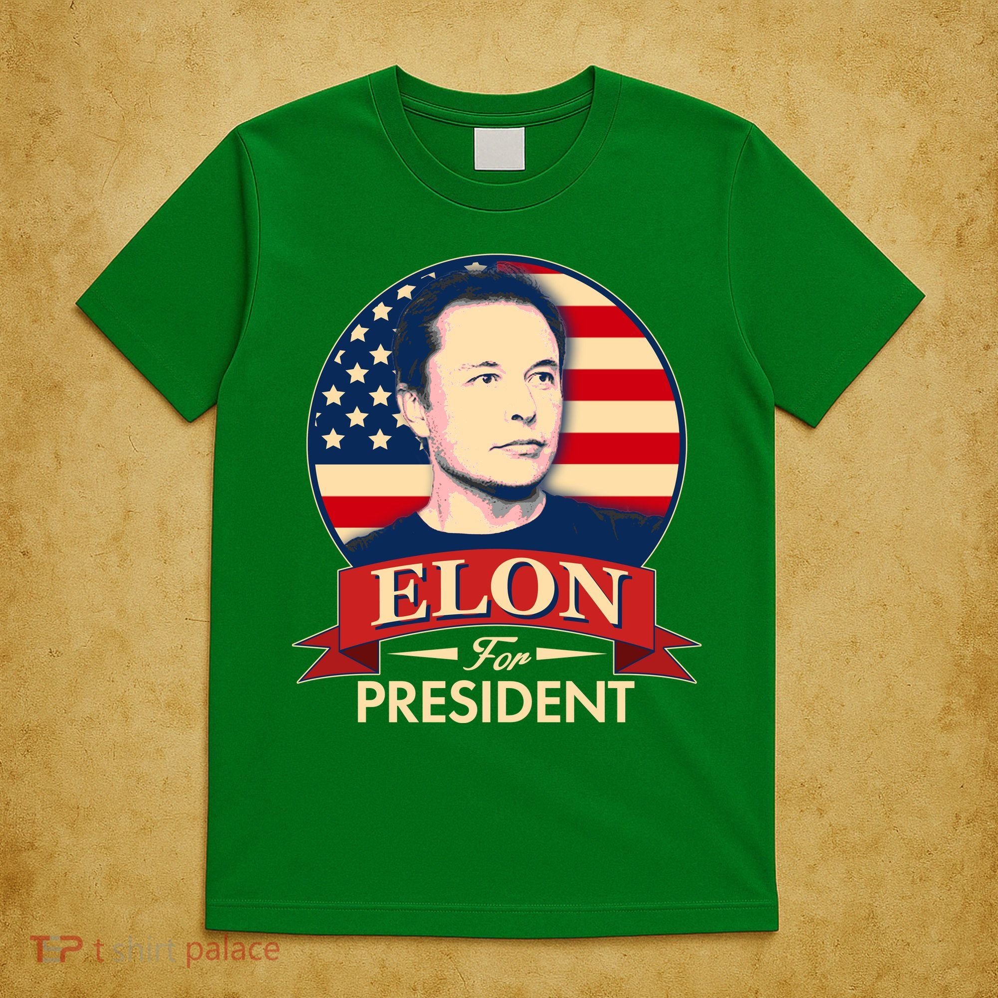 Vote Elon For President Emblem T-Shirt