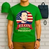 Vote Elon For President Emblem T-Shirt thumb 6