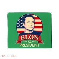 Vote Elon For President Emblem Mousepad thumb 0