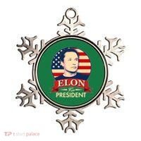 Vote Elon For President Emblem Ornament thumb 0