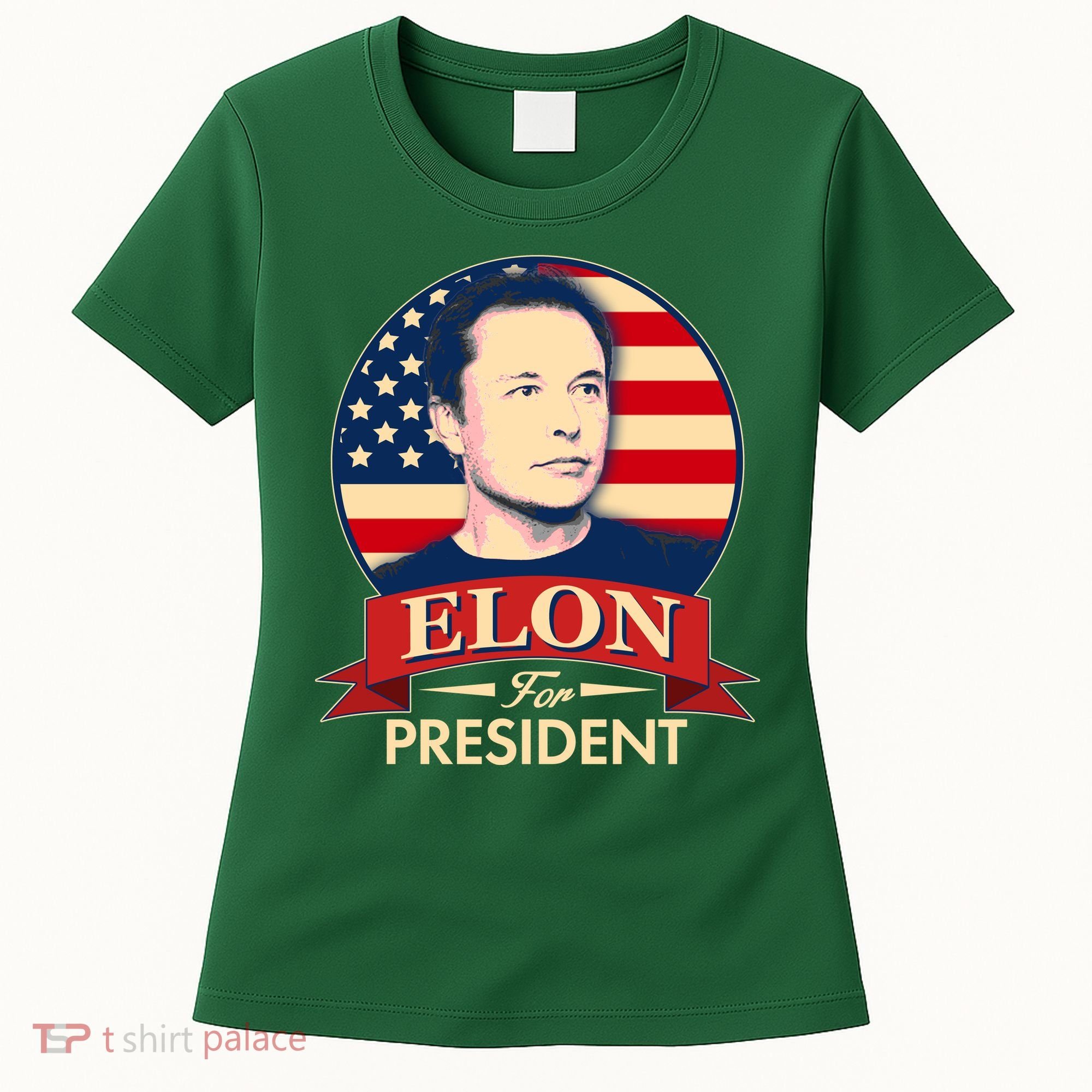 Vote Elon For President Emblem Women's T-Shirt