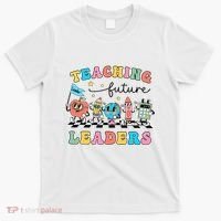 Vintage Educating Future Leaders Cool Teacher T-Shirt thumb 0