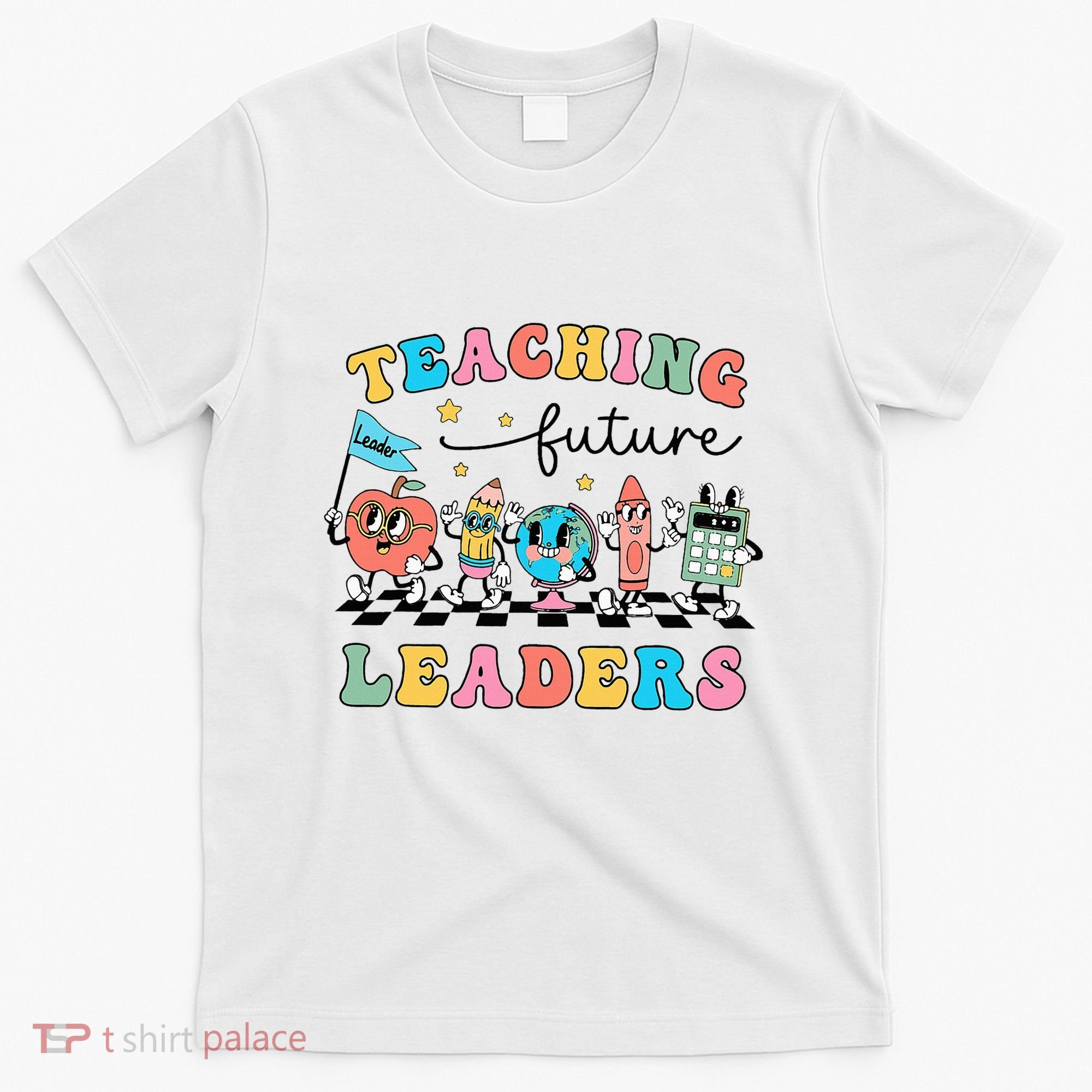 Vintage Educating Future Leaders Cool Teacher T-Shirt