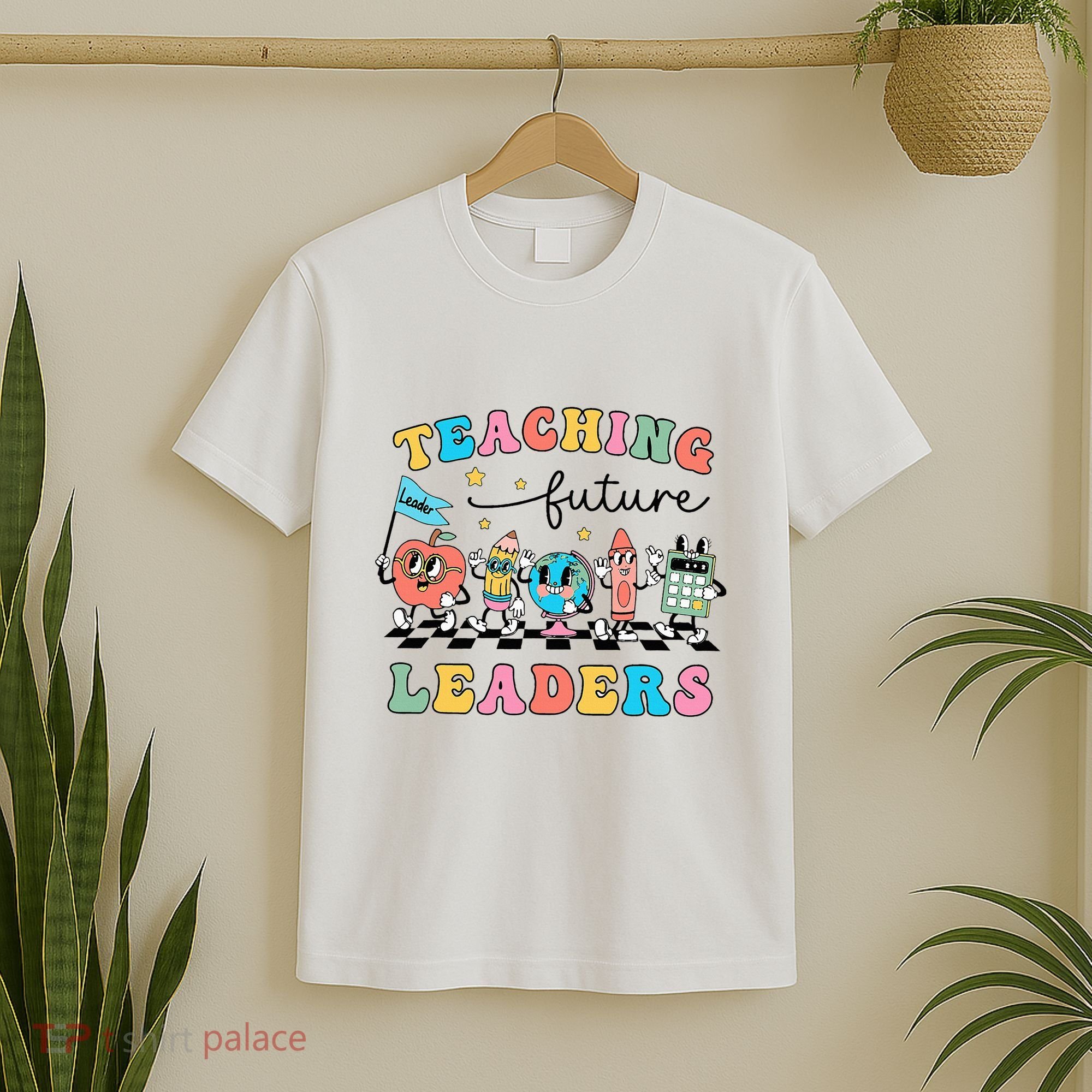 Vintage Educating Future Leaders Cool Teacher T-Shirt