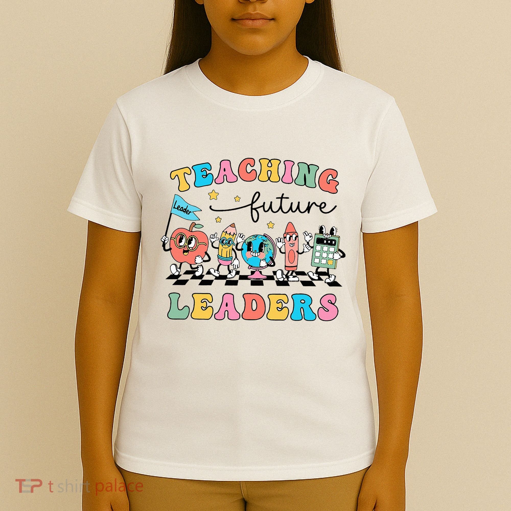 Vintage Educating Future Leaders Cool Teacher T-Shirt