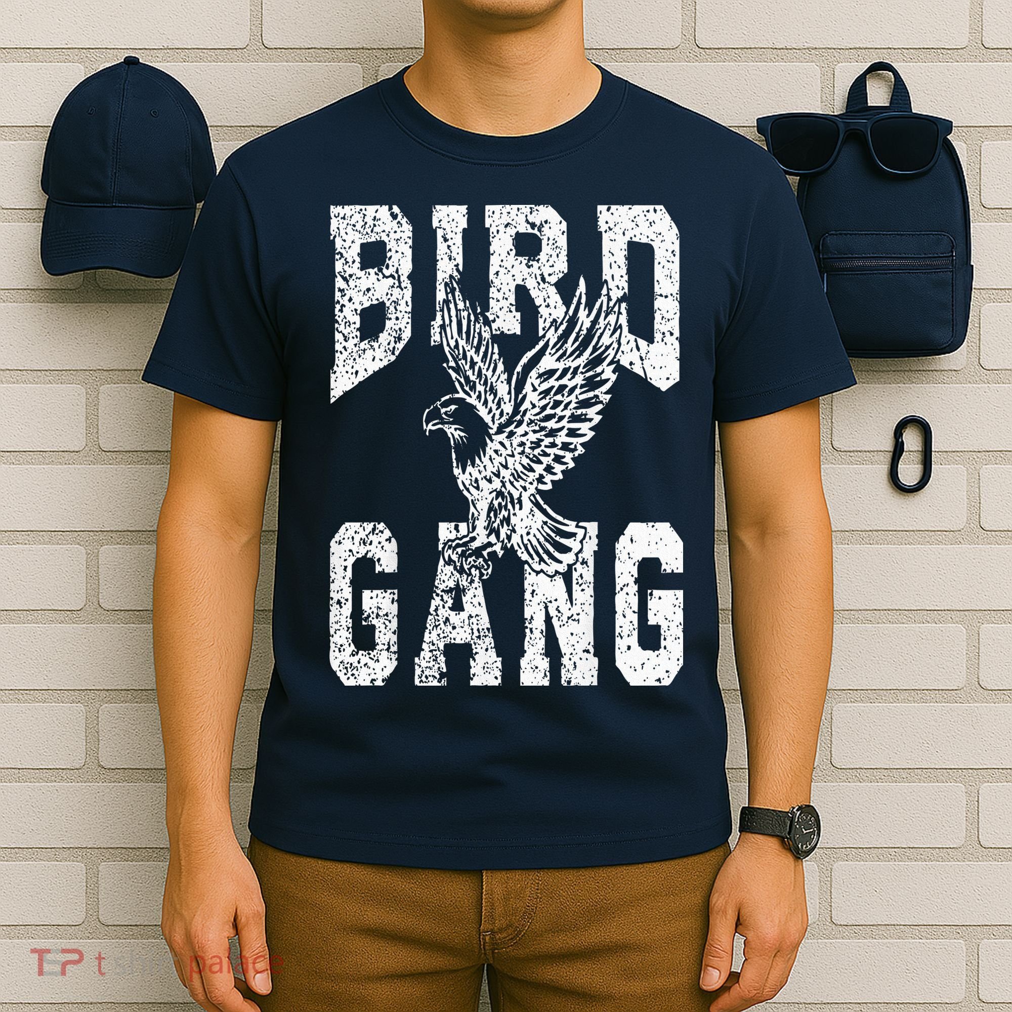 Vintage Eagles Flying E.A.G.L.E.S Fly Bird Gang Inspirational T-Shirt