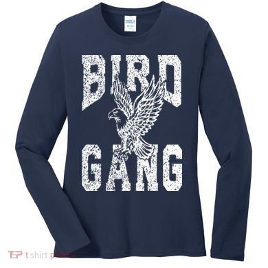 Vintage Eagles Flying E.A.G.L.E.S Fly Bird Gang Inspirational Women's Long Sleeve Shirt