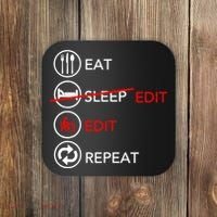Video Editing Gift Film Making Gift For Video Editor Gift Coaster thumb 0