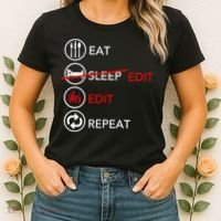 Video Editing Gift Film Making Gift For Video Editor Gift Women's T-Shirt thumb 2
