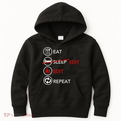 Video Editing Gift Film Making Gift For Video Editor Gift Kids Hoodie