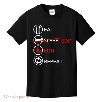 Video Editing Gift Film Making Gift For Video Editor Gift Kids T-Shirt