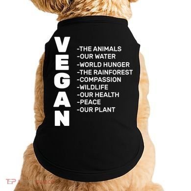 Vegan Because Of Life Doggie Tank
