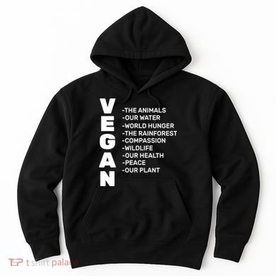 Vegan Because Of Life Hoodie