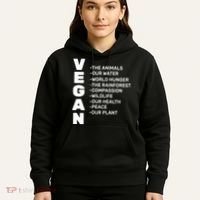 Vegan Because Of Life Hoodie thumb 5
