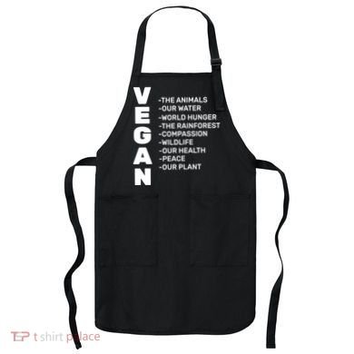 Vegan Because Of Life Apron