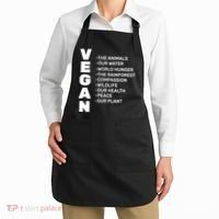 Vegan Because Of Life Apron thumb 2