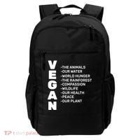 Vegan Because Of Life Backpack thumb 0