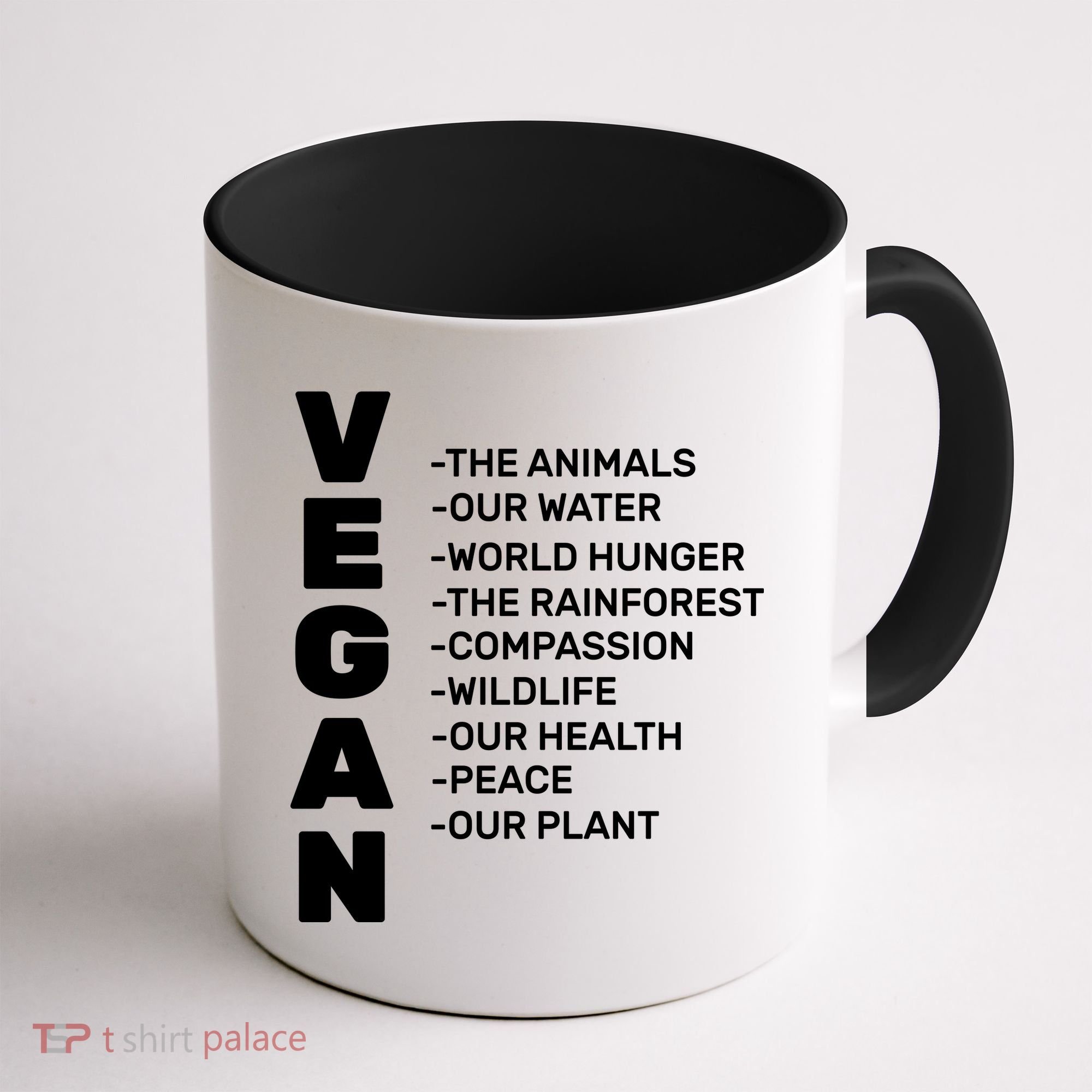 Vegan Because Of Life Coffee Mug