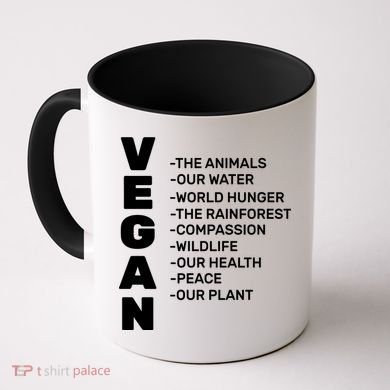 Vegan Because Of Life Coffee Mug
