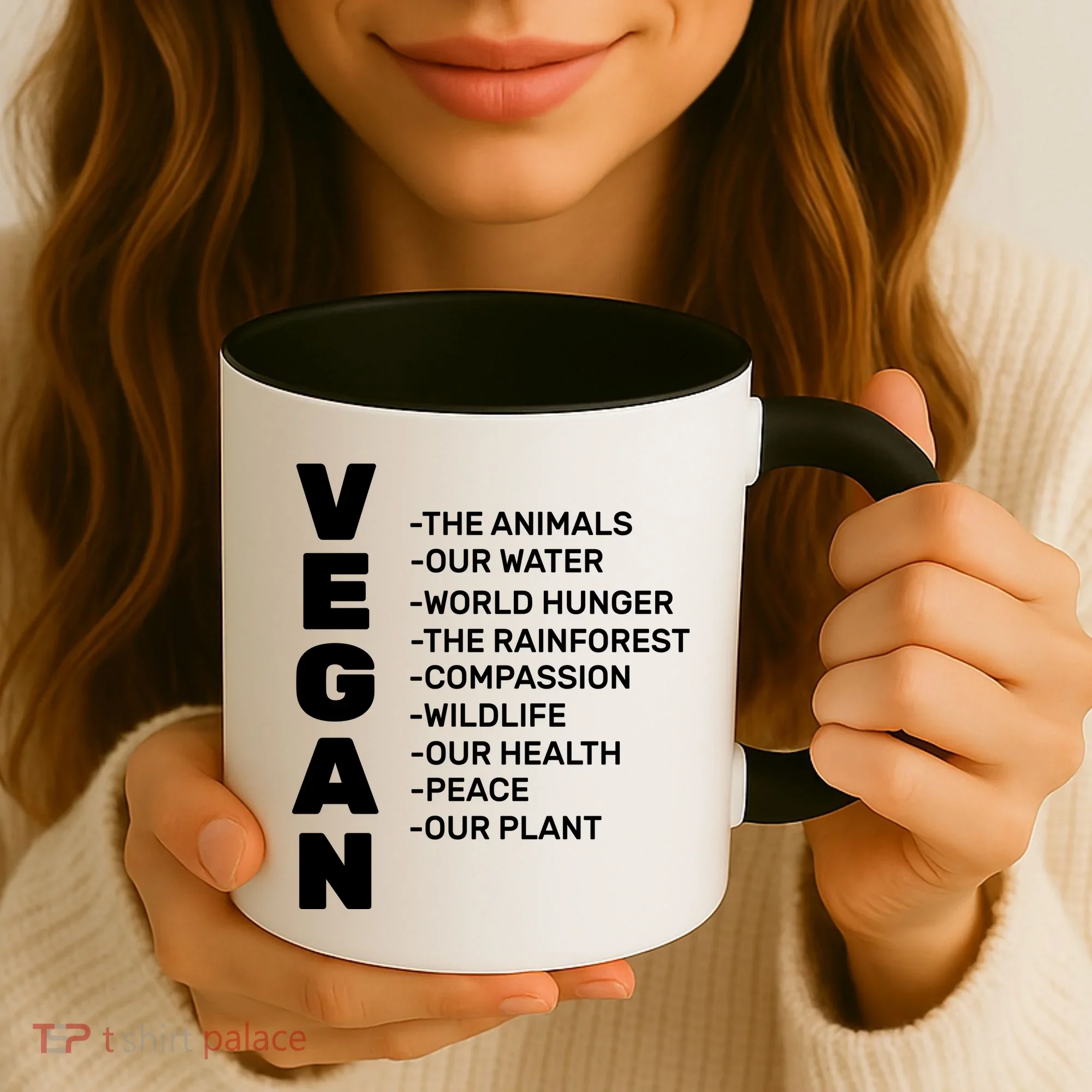 Vegan Because Of Life Coffee Mug