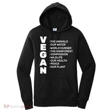 Vegan Because Of Life Women's Hoodie
