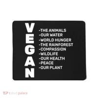 Vegan Because Of Life Mousepad thumb 0