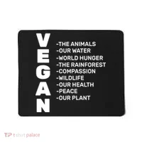 Vegan Because Of Life Mousepad thumb 0