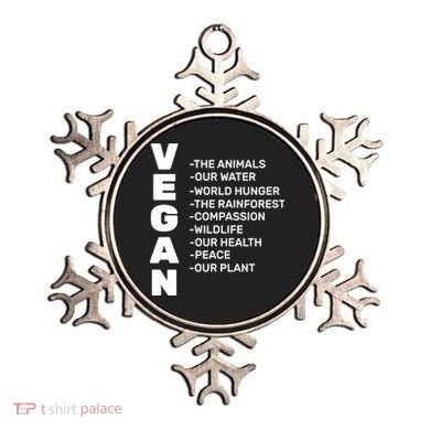 Vegan Because Of Life Ornament