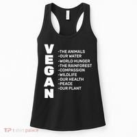Vegan Because Of Life Women's Tank Top thumb 0