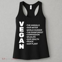 Vegan Because Of Life Women's Tank Top thumb 3